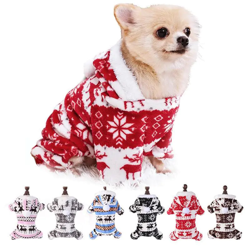 Dog Christmas Sweater Clothes