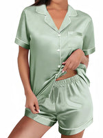 Silk Breathable Cardigan Pajama Set BUY 1 GET 1